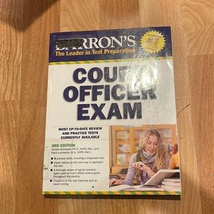 Barron’s 3rd Edition Court Officer Exam practice book